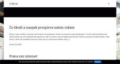 Desktop Screenshot of lomi.sk