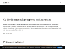 Tablet Screenshot of lomi.sk