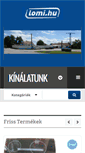 Mobile Screenshot of lomi.hu